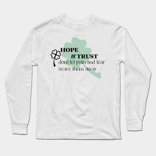 hope & trust Long Sleeve T-Shirt by Lins-penseeltje